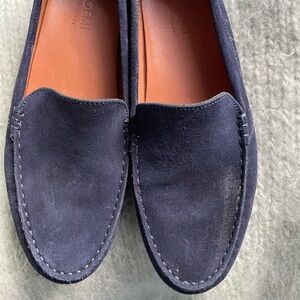 M.Gemi Navy Suede 39.5 size US 9 made in Italy